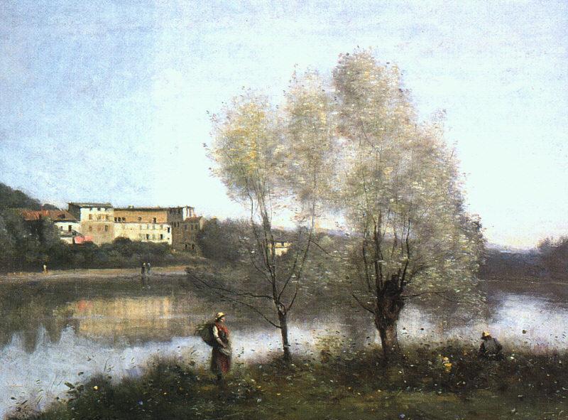  Jean Baptiste Camille  Corot Ville d'Avray China oil painting art